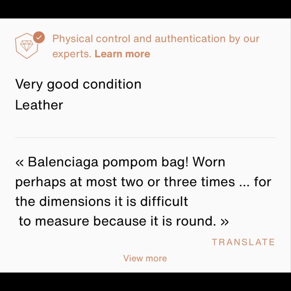 Balenciaga Pom pon bag. Bought off Vestiaire and haven’t used it! - Picture 6 of 8